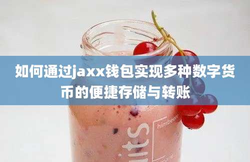 如何通过jaxx钱包实现多种数字货币的便捷存储与转账