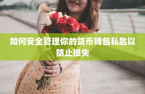 如何安全管理你的货币钱包私匙以防止损失