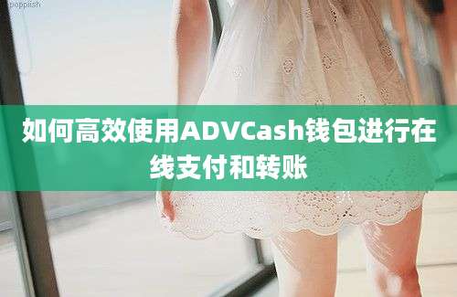 如何高效使用ADVCash钱包进行在线支付和转账