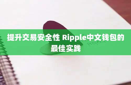 提升交易安全性 Ripple中文钱包的最佳实践