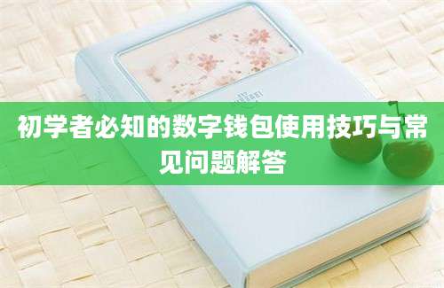 初学者必知的数字钱包使用技巧与常见问题解答