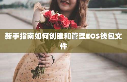 新手指南如何创建和管理EOS钱包文件