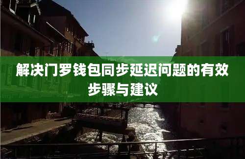 解决门罗钱包同步延迟问题的有效步骤与建议