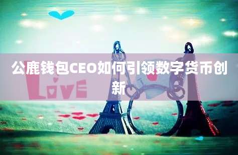 公鹿钱包CEO如何引领数字货币创新