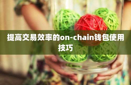 提高交易效率的on-chain钱包使用技巧