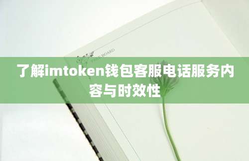 了解imtoken钱包客服电话服务内容与时效性