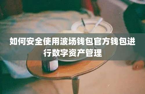 如何安全使用波场钱包官方钱包进行数字资产管理