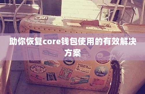 助你恢复core钱包使用的有效解决方案