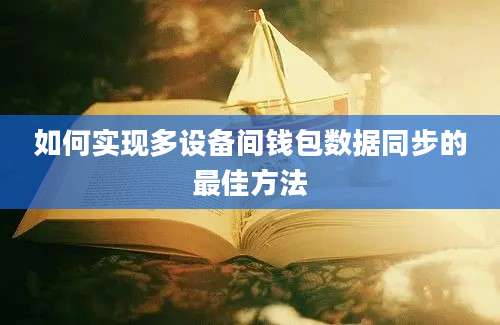 如何实现多设备间钱包数据同步的最佳方法