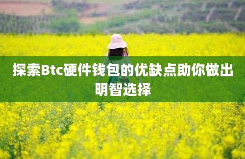 探索Btc硬件钱包的优缺点助你做出明智选择