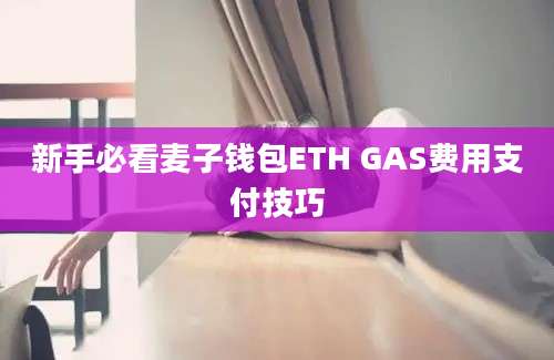 新手必看麦子钱包ETH GAS费用支付技巧