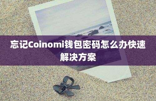 忘记Coinomi钱包密码怎么办快速解决方案